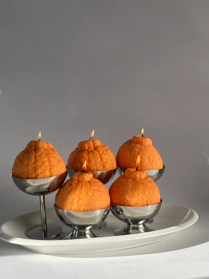 Almost Real Orange Candle