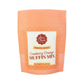 Ann Clark Gourmet Cranberry Orange Muffin Mix bag, real fruit muffin baking mix made in the USA, item 43-039