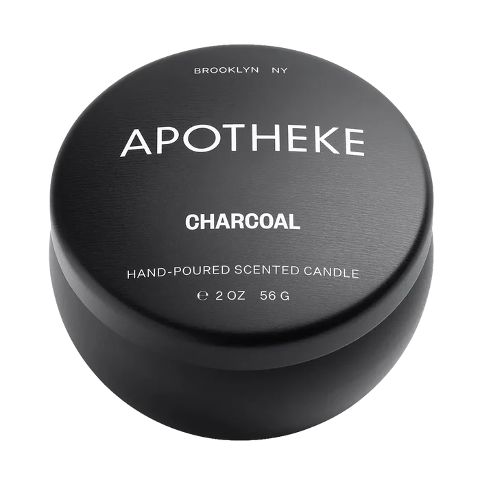 Apotheke Charcoal Mini Candle Tin