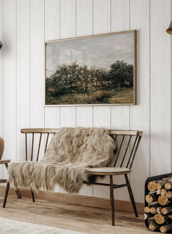 "Apple Blossoms" Art Print_Sugar & Canvas_Charles-Francois Daubigny