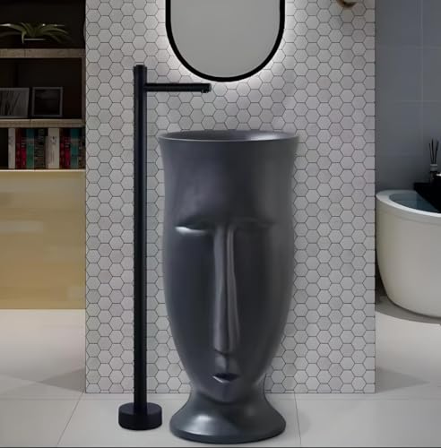 Artificial Stone Pedestal Wash Basin - Model 002