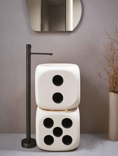 Artificial Stone Pedestal Wash Basin - Model 010