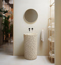 Artificial Stone Pedestal Wash Basin - Model 011