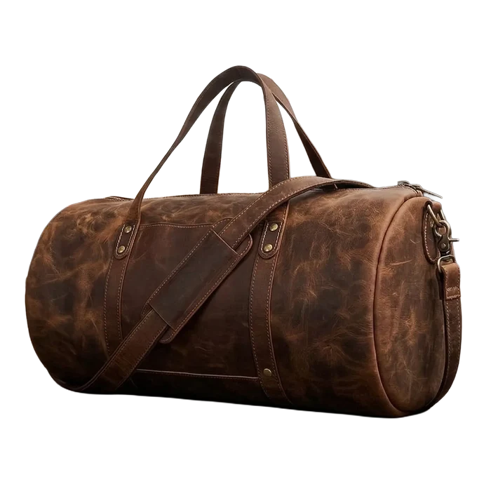 Artisan Leather Duffle Bag