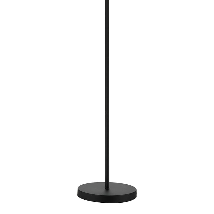 Ashworth 3 Light Floor Lamp Matt Black & Polished Chrome<br>Matt Black