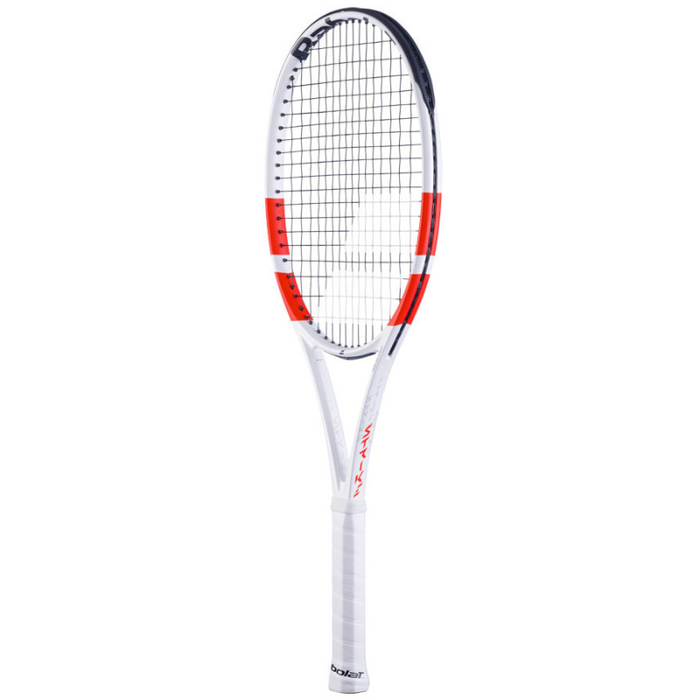 Babolat 2024 Pure Strike 100 Tennis Racquet - White/Red