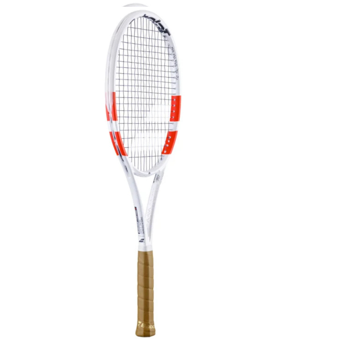 Babolat 2024 Pure Strike 97 Tennis Racquet - White/Red