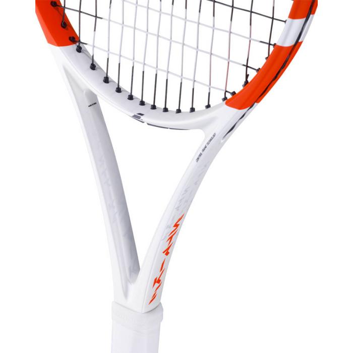 Babolat 2024 Pure Strike Lite Strung Tennis Racquet - White/Red