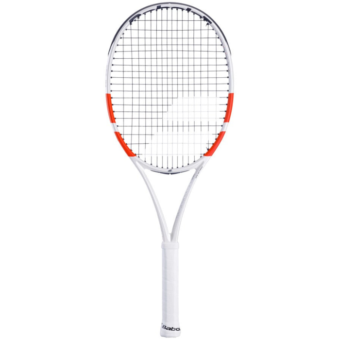 Babolat 2024 Pure Strike Team Strung Tennis Racquet - White/Red