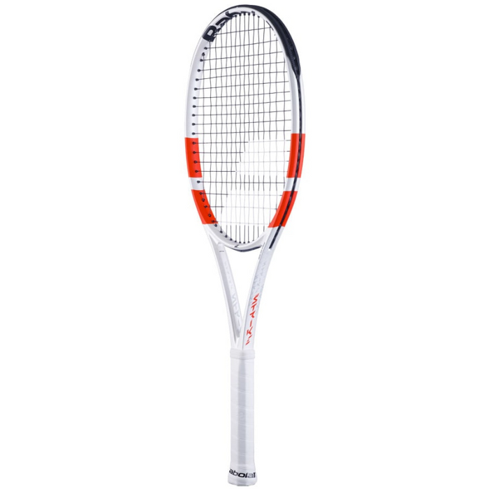 Babolat 2024 Pure Strike Team Strung Tennis Racquet - White/Red