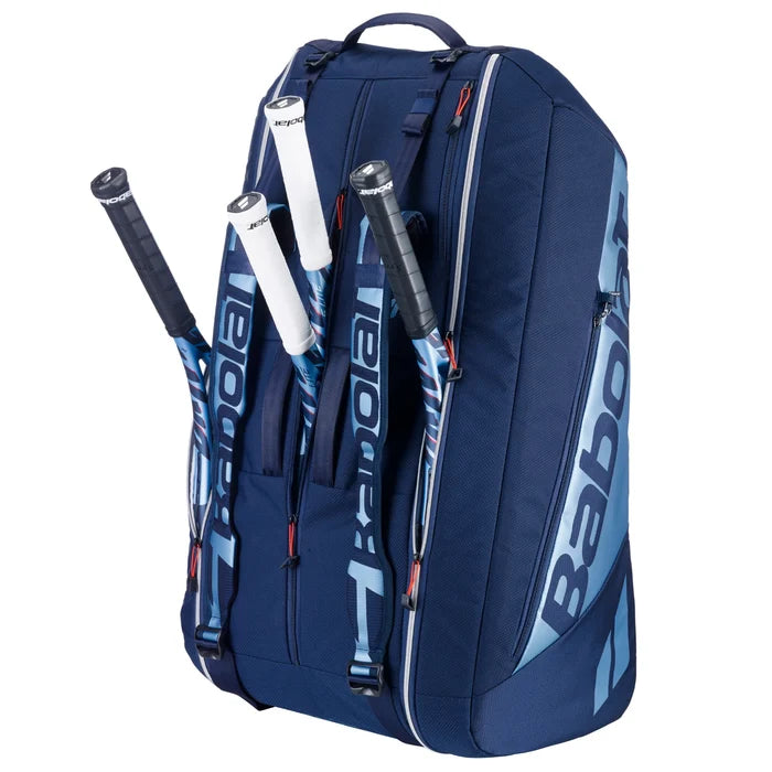 Babolat 2025 Pure Drive 12 Racquet Tennis Bag - Navy Blue
