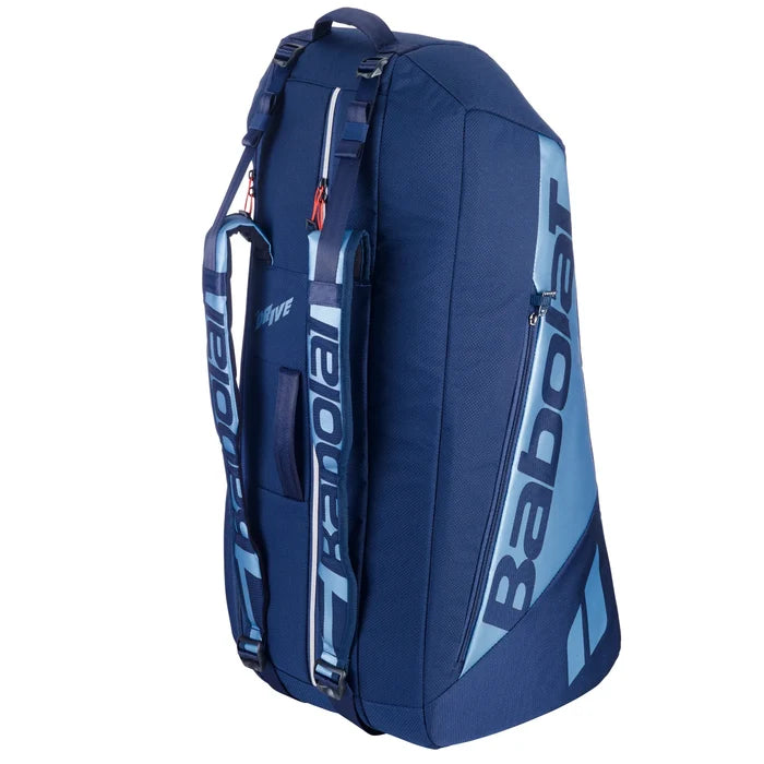 Babolat 2025 Pure Drive 6 Racquet Tennis Bag - Navy Blue