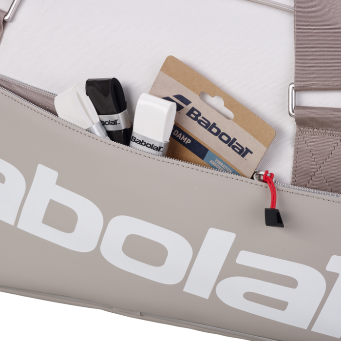 Babolat 2026 Court S Wimbledon Tennis Duffle Bag - White/Ivory