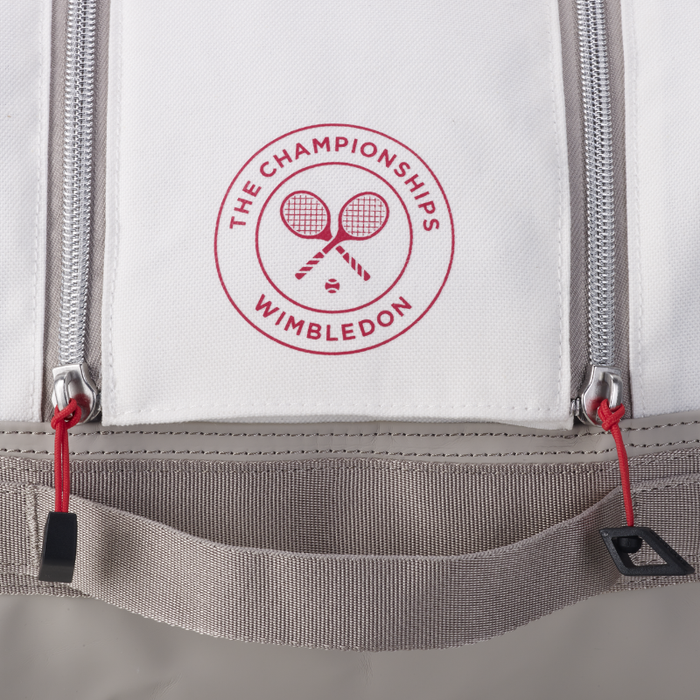 Babolat 2026 Court S Wimbledon Tennis Duffle Bag - White/Ivory