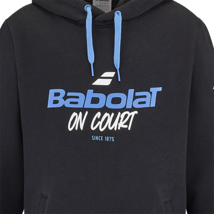 Babolat 4JTF041 EXERCISE 2000 Junior Hood Sweat - Black/Black