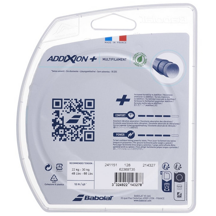 Babolat Addixion + 1.30/16 12m String Set