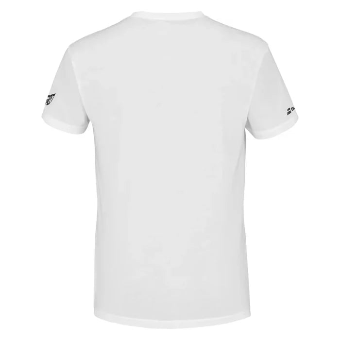 Babolat Aero Cotton Men Tee - White/White