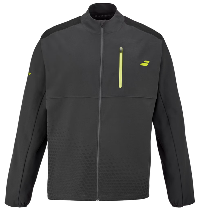 Babolat Aero Tech Mens Tennis Jacket - Grey/Aero