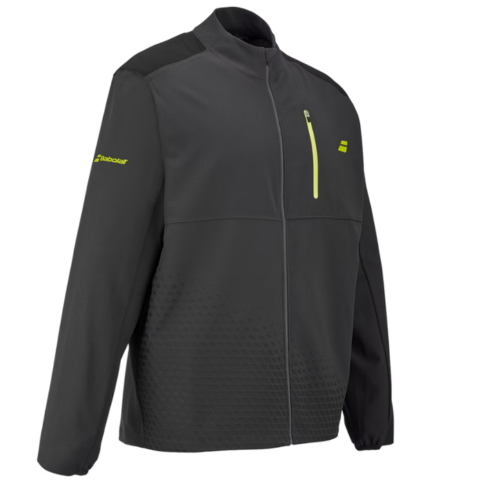 Babolat Aero Tech Mens Tennis Jacket - Grey/Aero