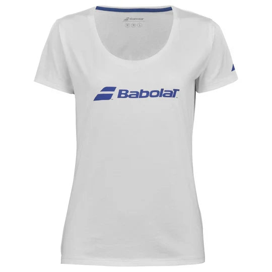 Babolat Exercise Girl Tee 1000 - White/White