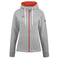 Babolat Exercise Women Hood Jacket 3002 - High Rise Heather