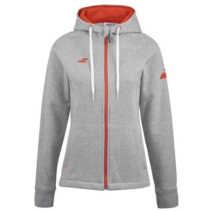 Babolat Exercise Women Hood Jacket 3002 - High Rise Heather