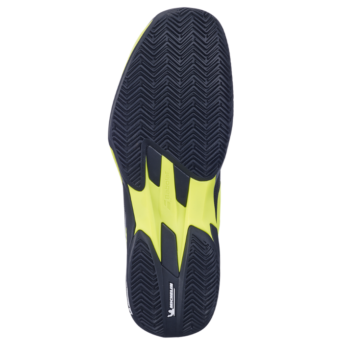 Babolat JET MACH 4 CLAY Mens Tennis Shoes - Black/Aero