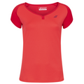 Babolat Play Cap Women's Sleeve Top - Tomato Red