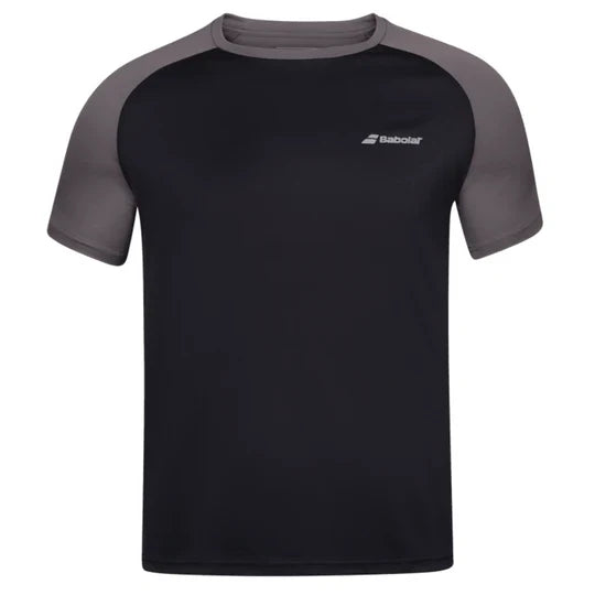 Babolat Play Crew Neck Men's Tee - Black/Black
