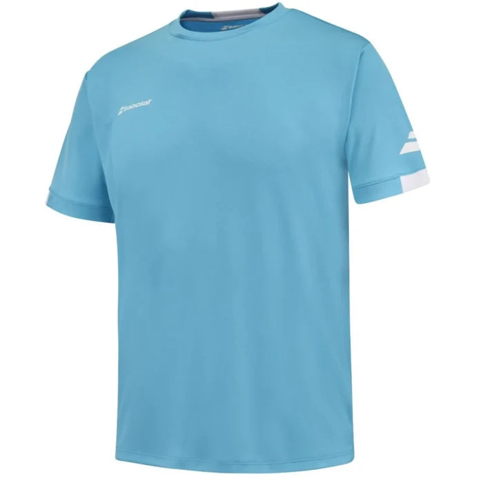 Babolat Play Crew Neck Tee Man 4124 - Cyan Blue