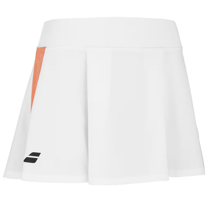 Babolat Play Skirt Girl 3GTF081 1000 - White/White/Orange