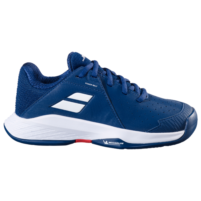 Babolat PROPULSE 3 AC BOY Junior Tennis Shoes - Estate Blue/White