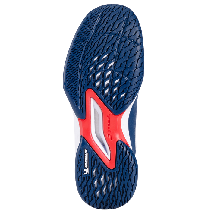 Babolat PROPULSE 3 AC BOY Junior Tennis Shoes - Estate Blue/White