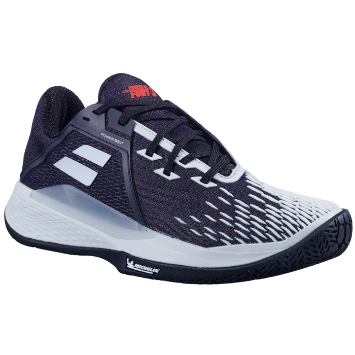 Babolat PROPULSE FURY 3 AC Mens Tennis Shoes - Black/Illusion Blue