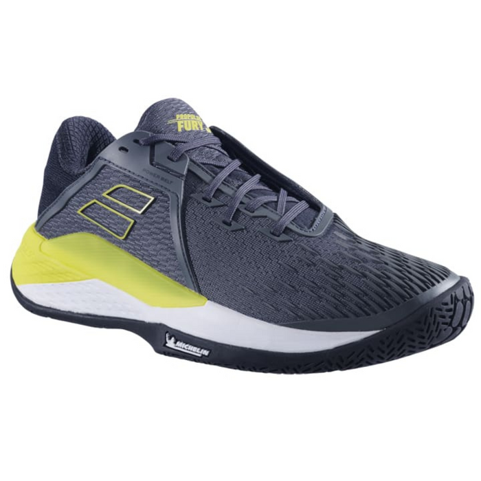 Babolat Propulse Fury 3 All Court Men Tennis Shoes - Grey/Aero