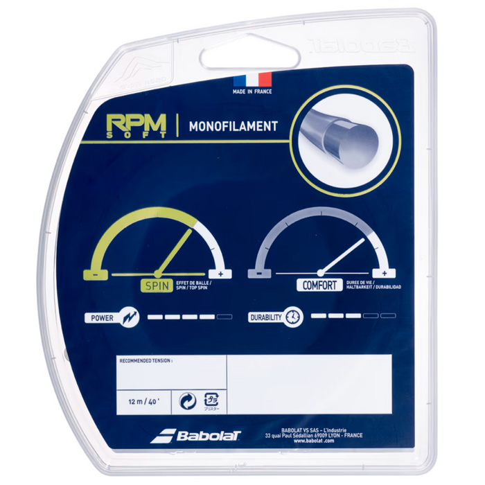 Babolat RPM Blast 1.25/17 12m String Set - Silver