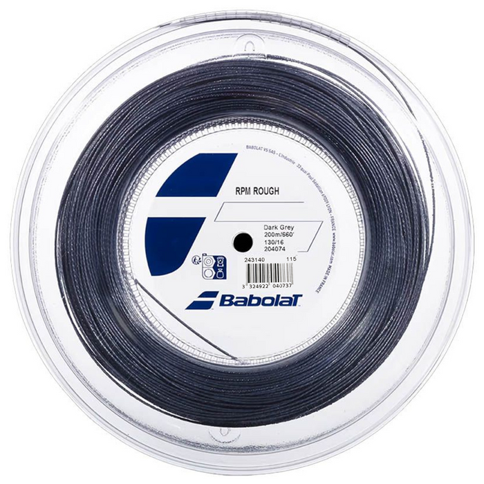 Babolat RPM Rough 1.25/17 200m String Reel - Dark Grey