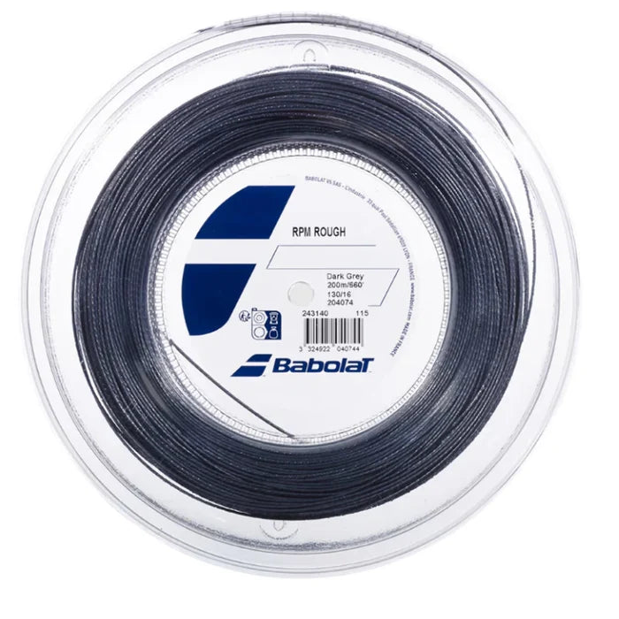 Babolat RPM Rough 1.30/16 200m String Reel - Dark Grey
