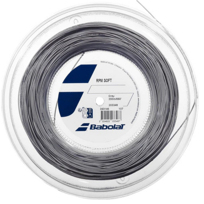 Babolat RPM Soft 1.25/17 200m String Reel - Grey