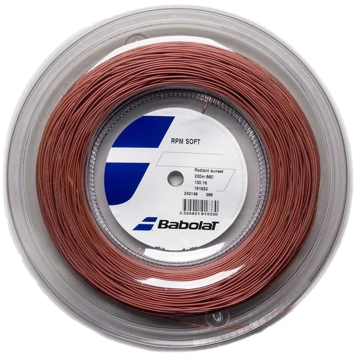 Babolat RPM SOFT Reel 1.30/16 200m String Reel - Bronze / Radiant Sunset