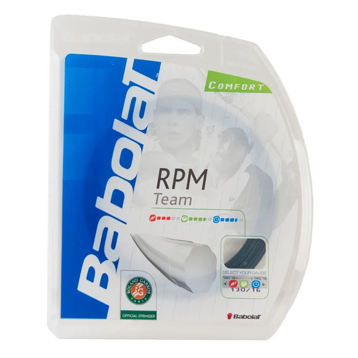 Babolat RPM Team 1.30/16 12m String Set - Black