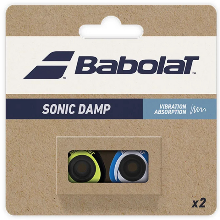 Babolat Sonic Dampener 2 Pack -  Blue/Yellow