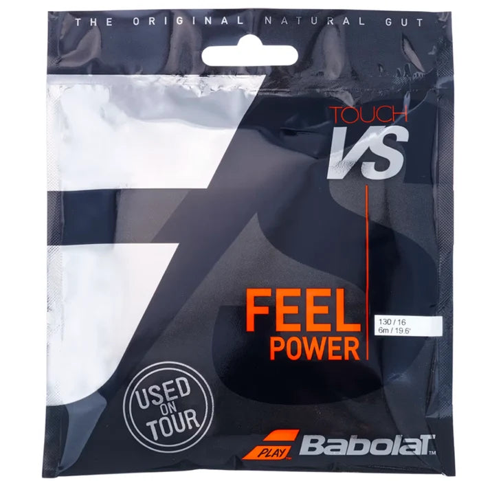 Babolat Touch VS Natural Gut 1.30/16G 6M Half String Set - Natural