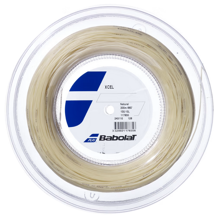 Babolat Xcel 1.30/16 200m String Reel - Natural