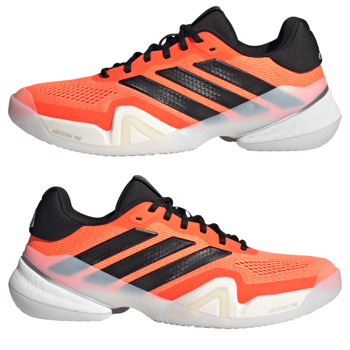 Adidas Barricade 14 Mens Tennis Shoes - Ultra Orange/Core Black/Purple Orange Accent