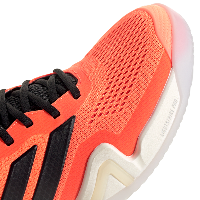 Adidas Barricade 14 Mens Tennis Shoes - Ultra Orange/Core Black/Purple Orange Accent