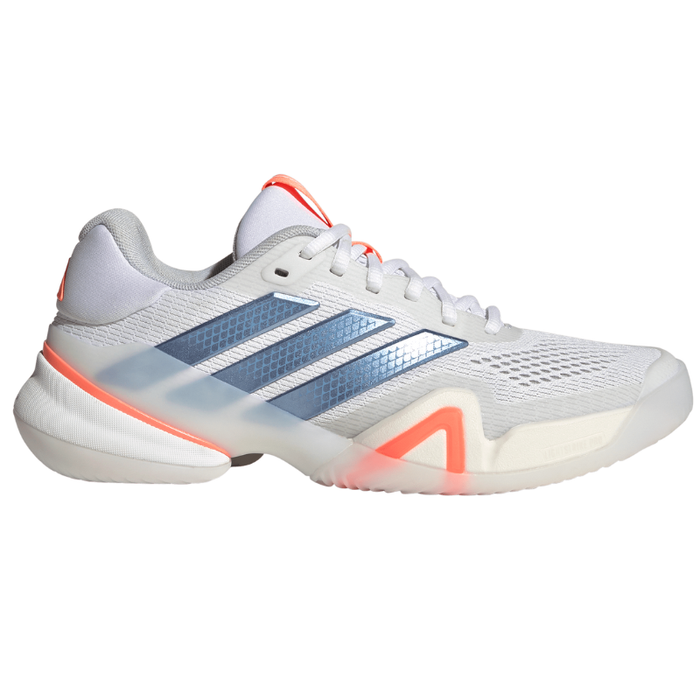 Adidas Barricade 14 Womens Tennis Shoes - Footwear White/Halo Blue/Beam Orange