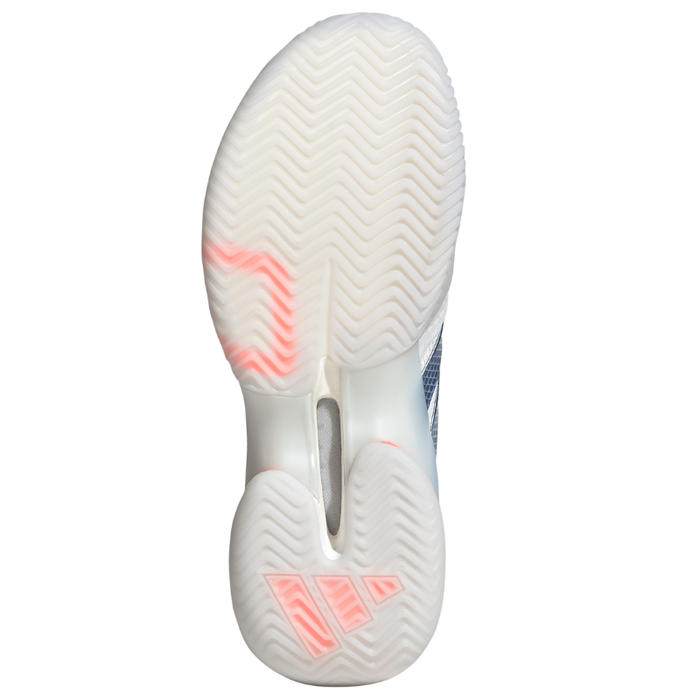 Adidas Barricade 14 Womens Tennis Shoes - Footwear White/Halo Blue/Beam Orange