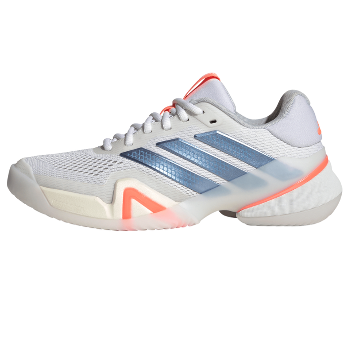 Adidas Barricade 14 Womens Tennis Shoes - Footwear White/Halo Blue/Beam Orange