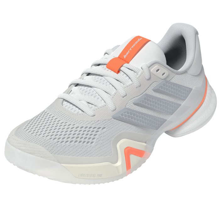 Adidas Barricade 14 Womens Tennis Shoes - Footwear White/Halo Blue/Beam Orange